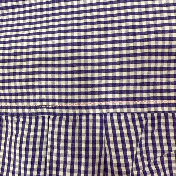Descendent of Thieves Purple Gingham Dress Shirt, EUC, Size Large, MSRP $155 - Picture 9 of 11
